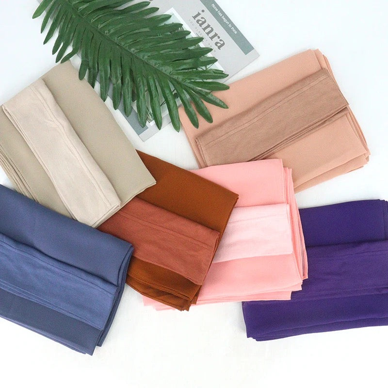 matching hijab and cap