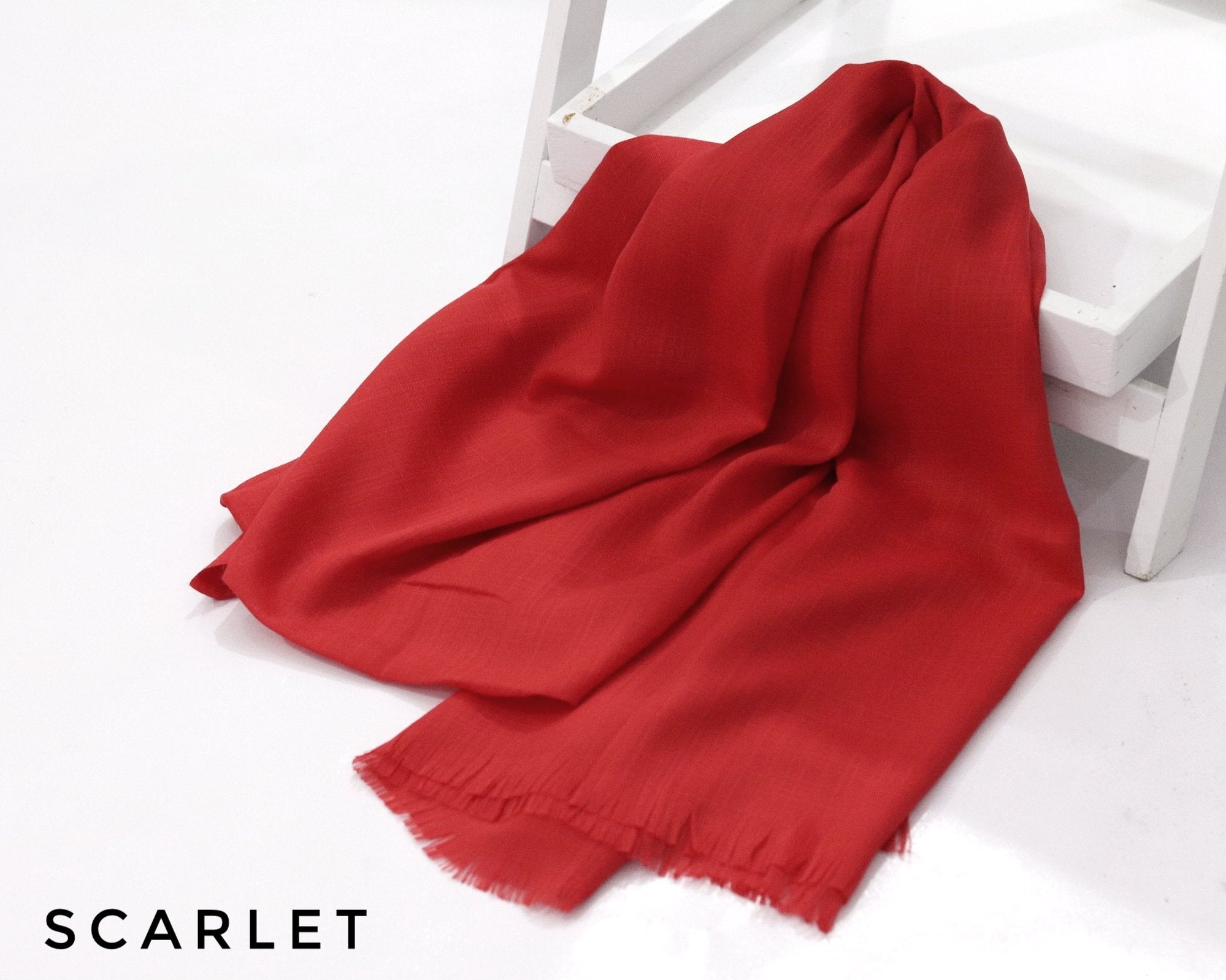 Premium Turkish Viscose Scarlet Modesatire