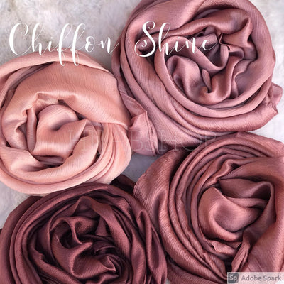 Metallic Chiffon Silk