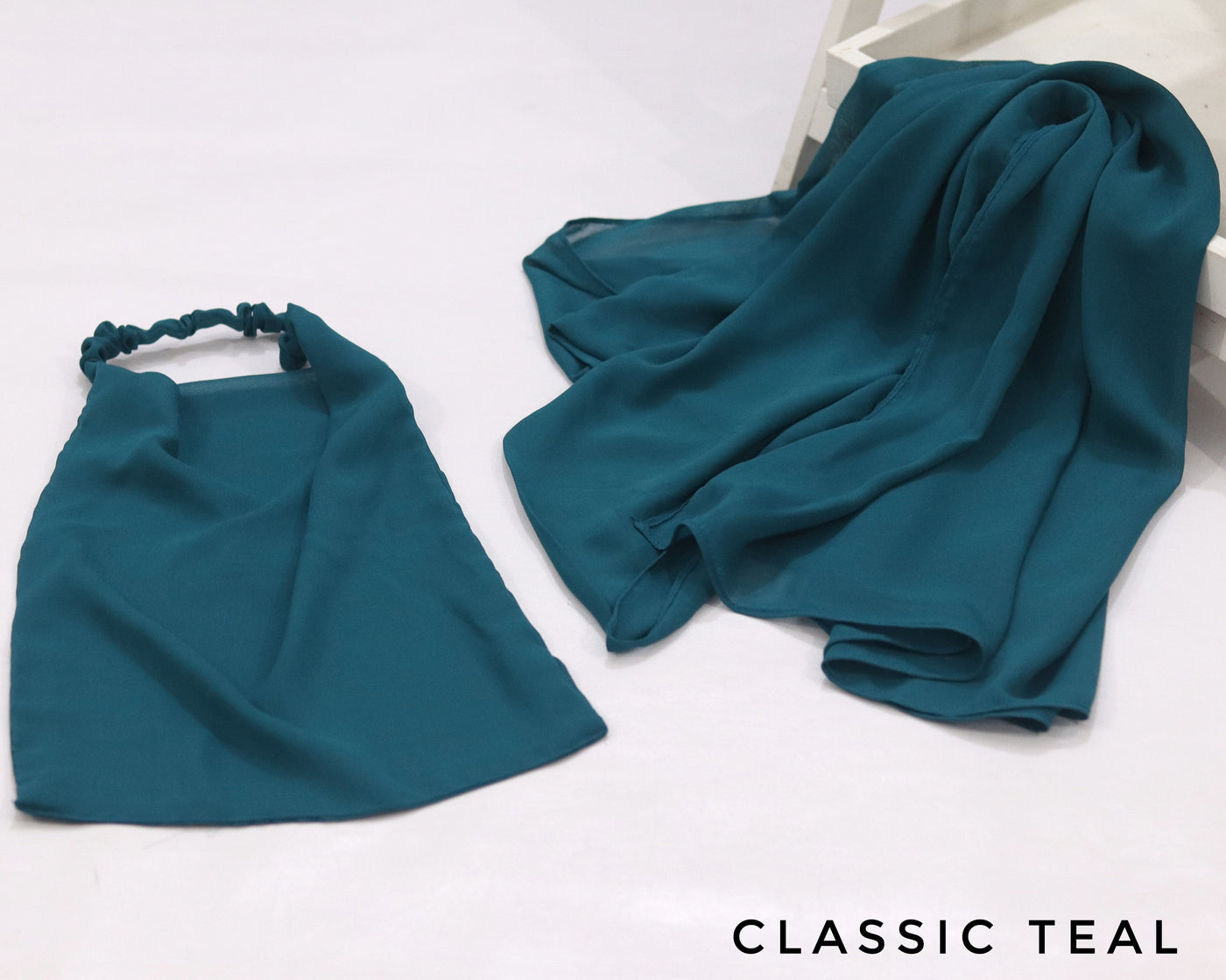 Niqab + Hijab Set - Classic Teal