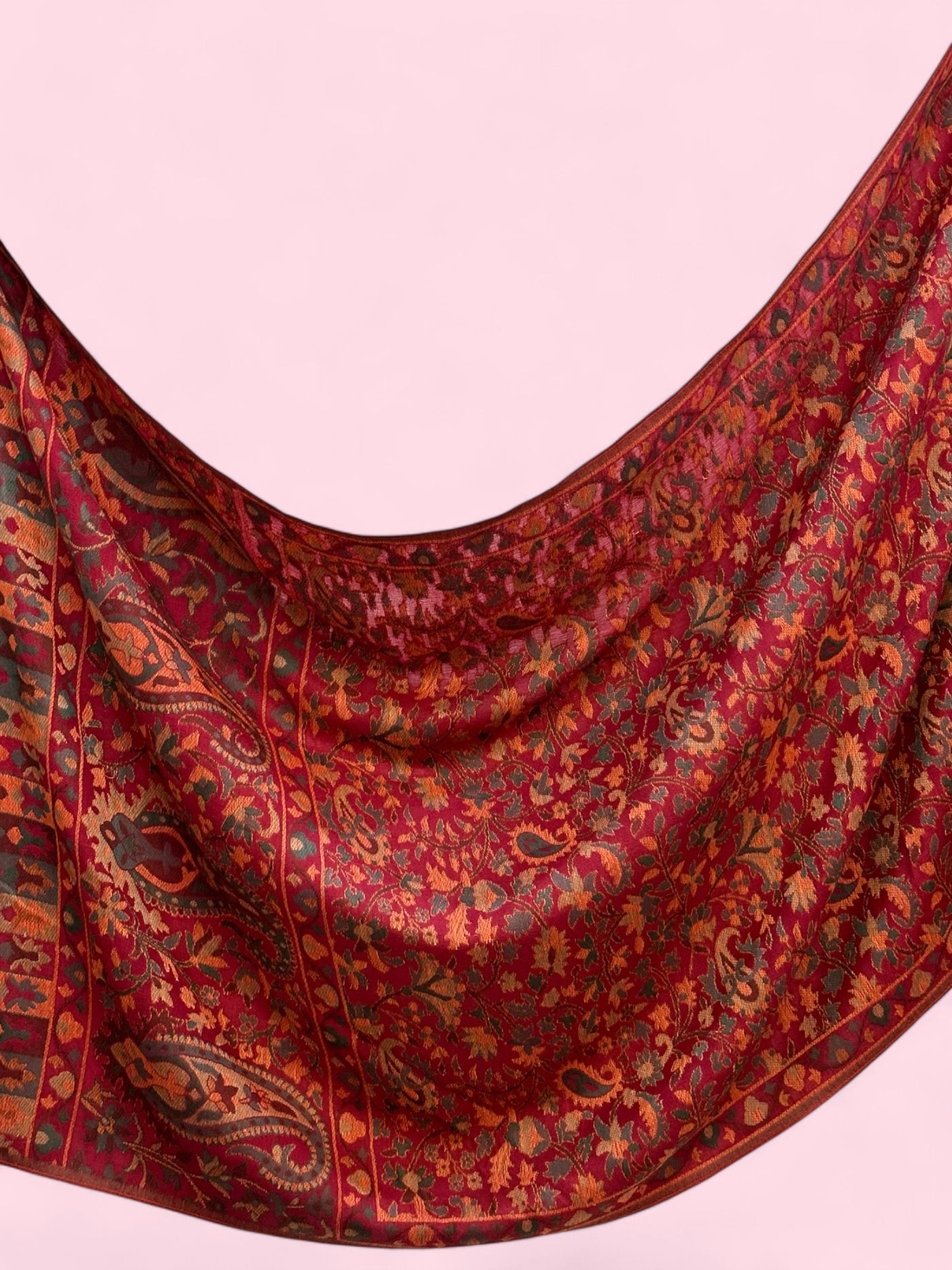 Pashmina - Velvet Maroon