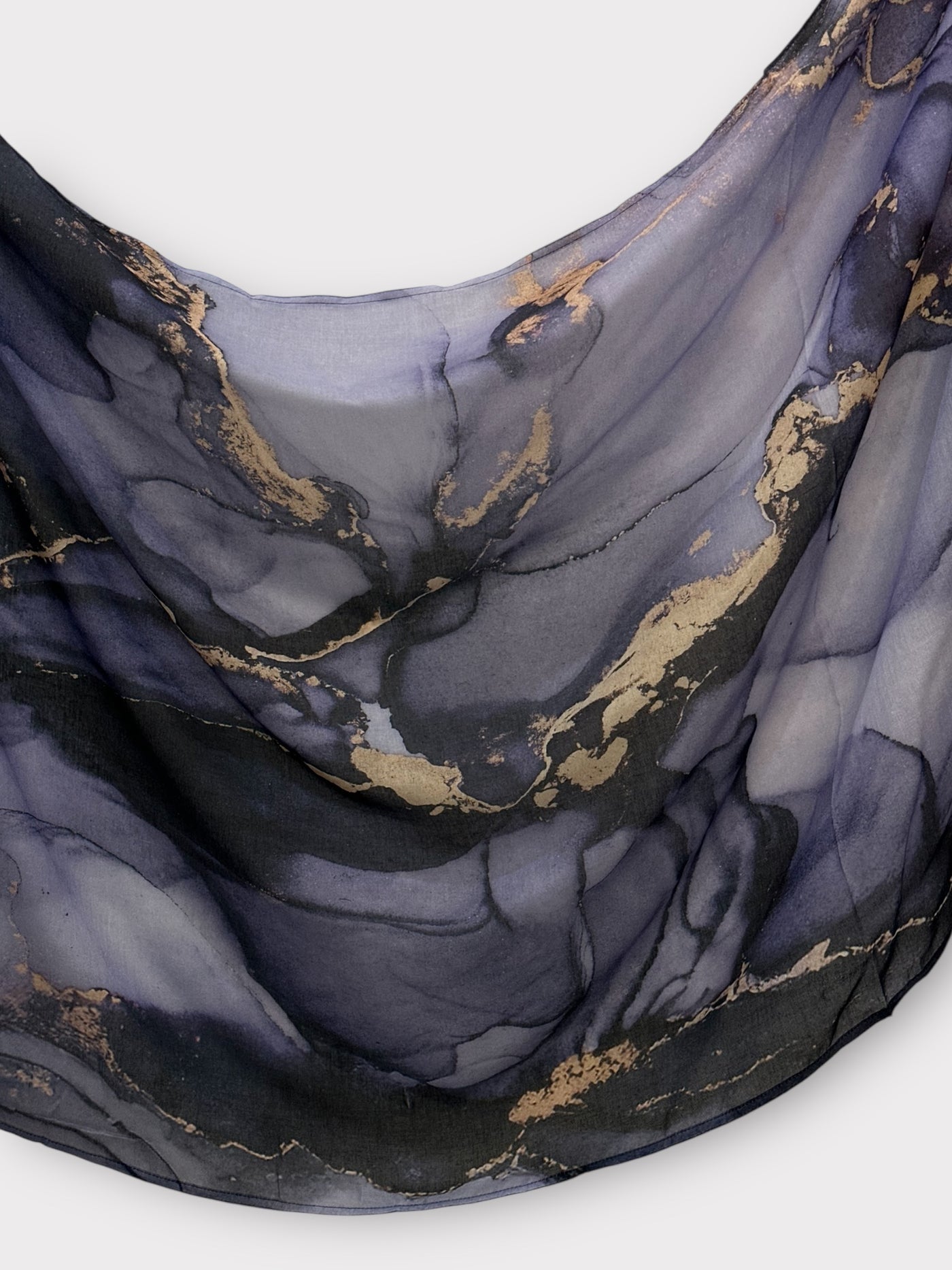 Printed Modal - Azure Mist