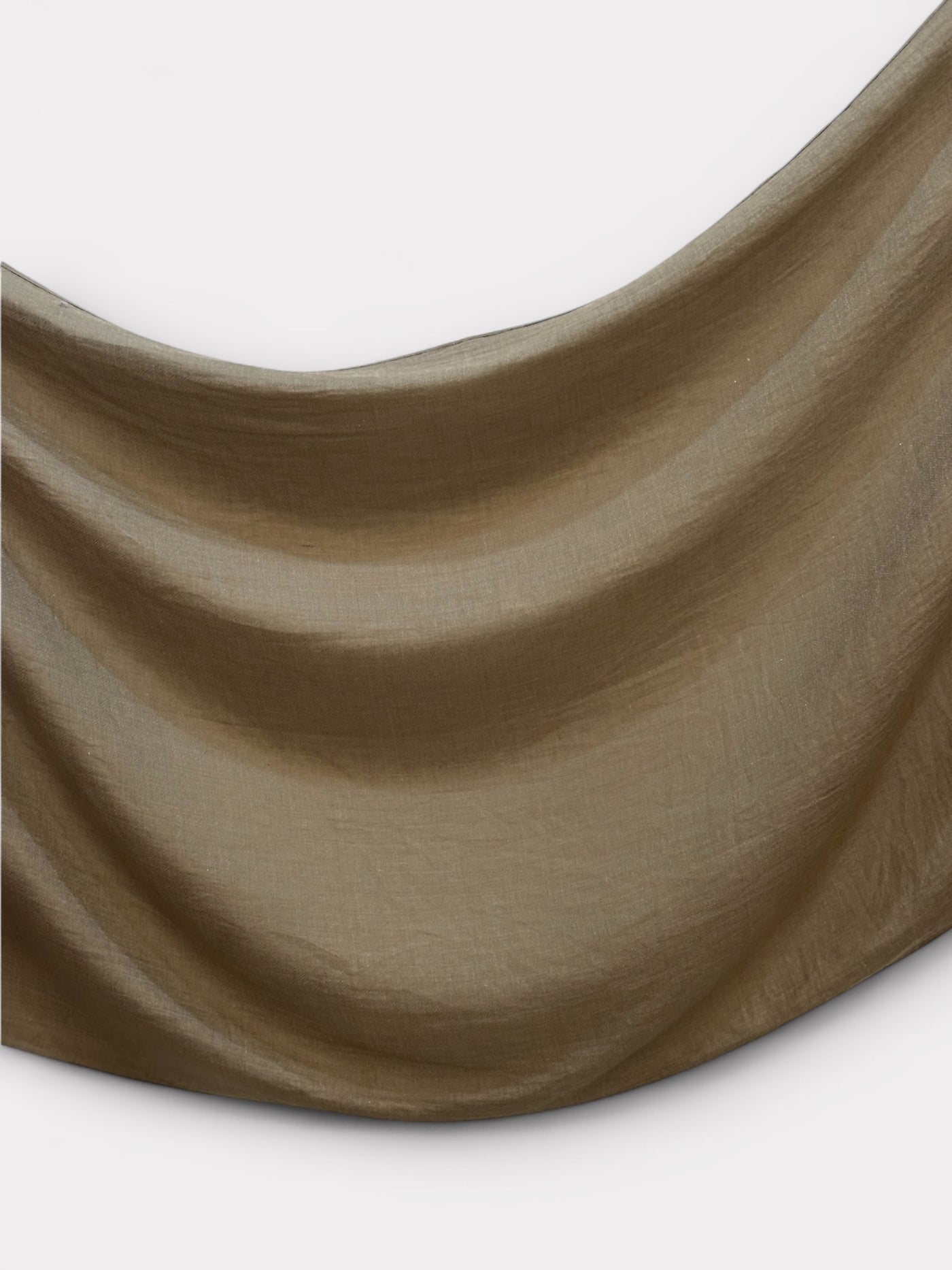 Bamboo Textured Viscose - Nude Brown