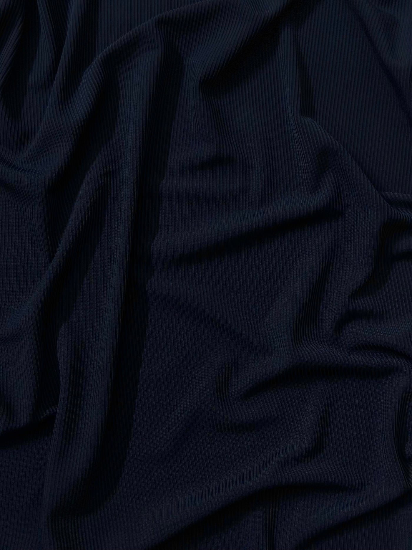 Ribbed Jersey - Navy Blue