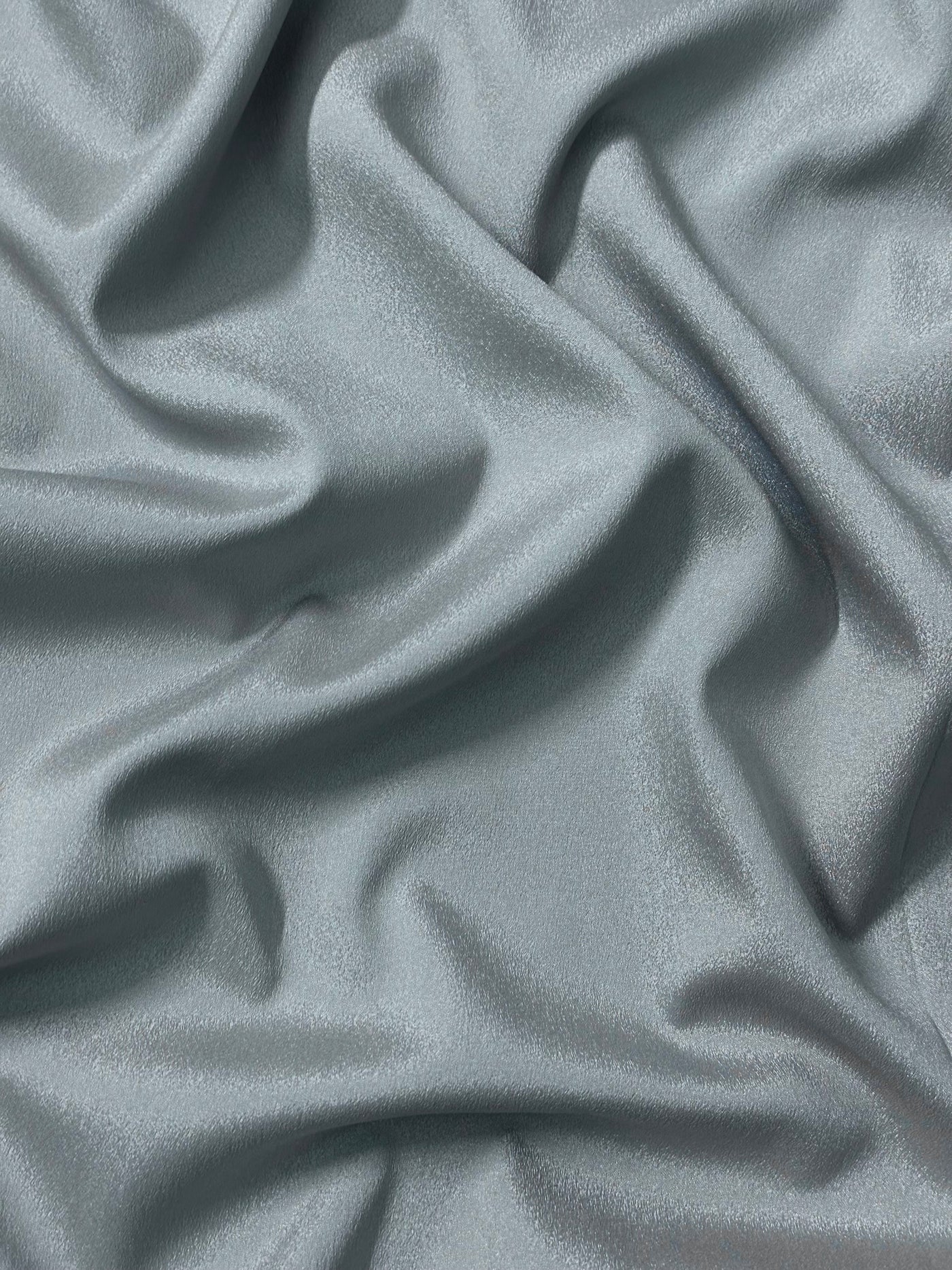 Lustre Sateen Georgette - Silver Grey