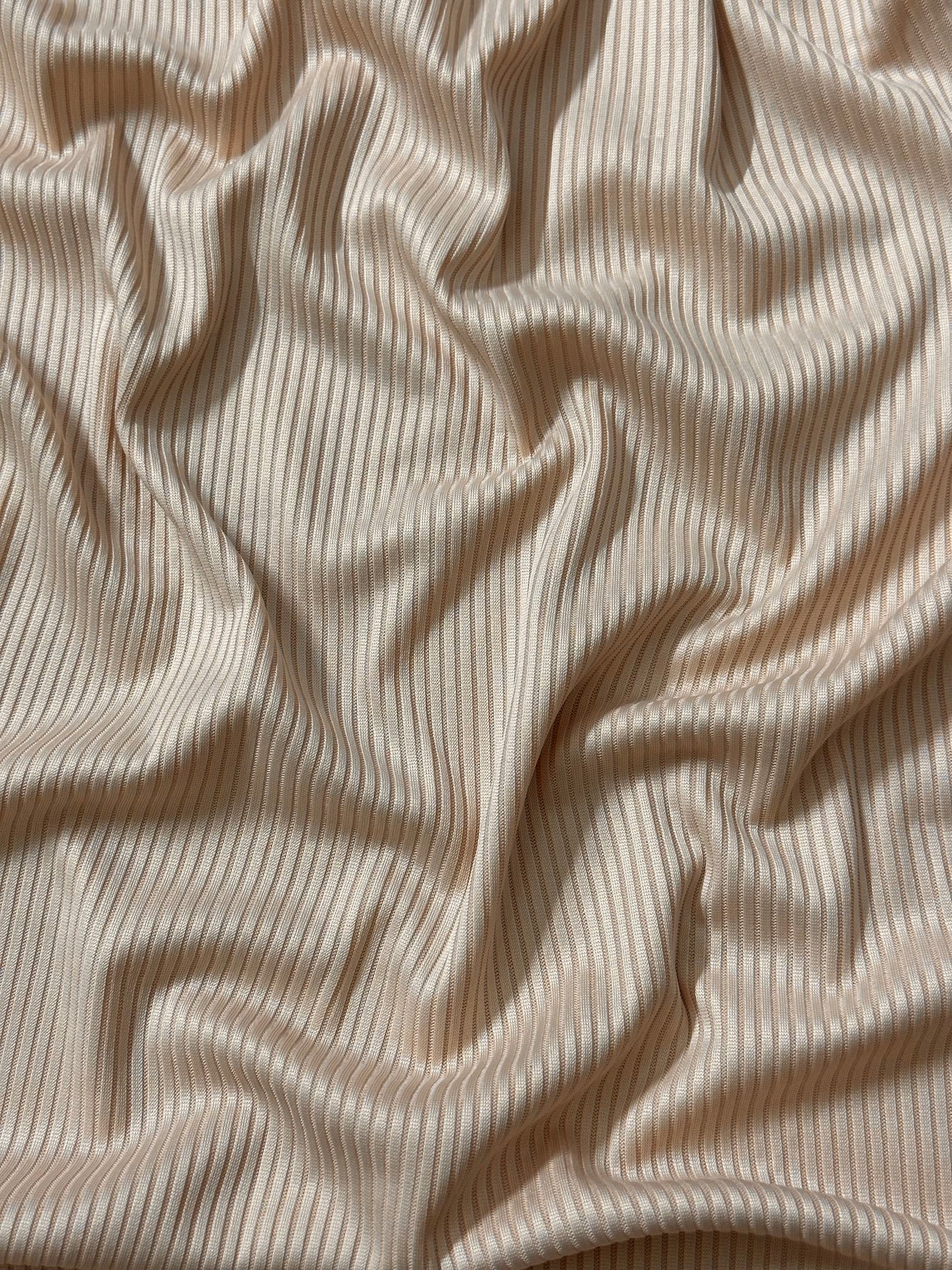 Lustre Ribbed Jersey - Butterscotch