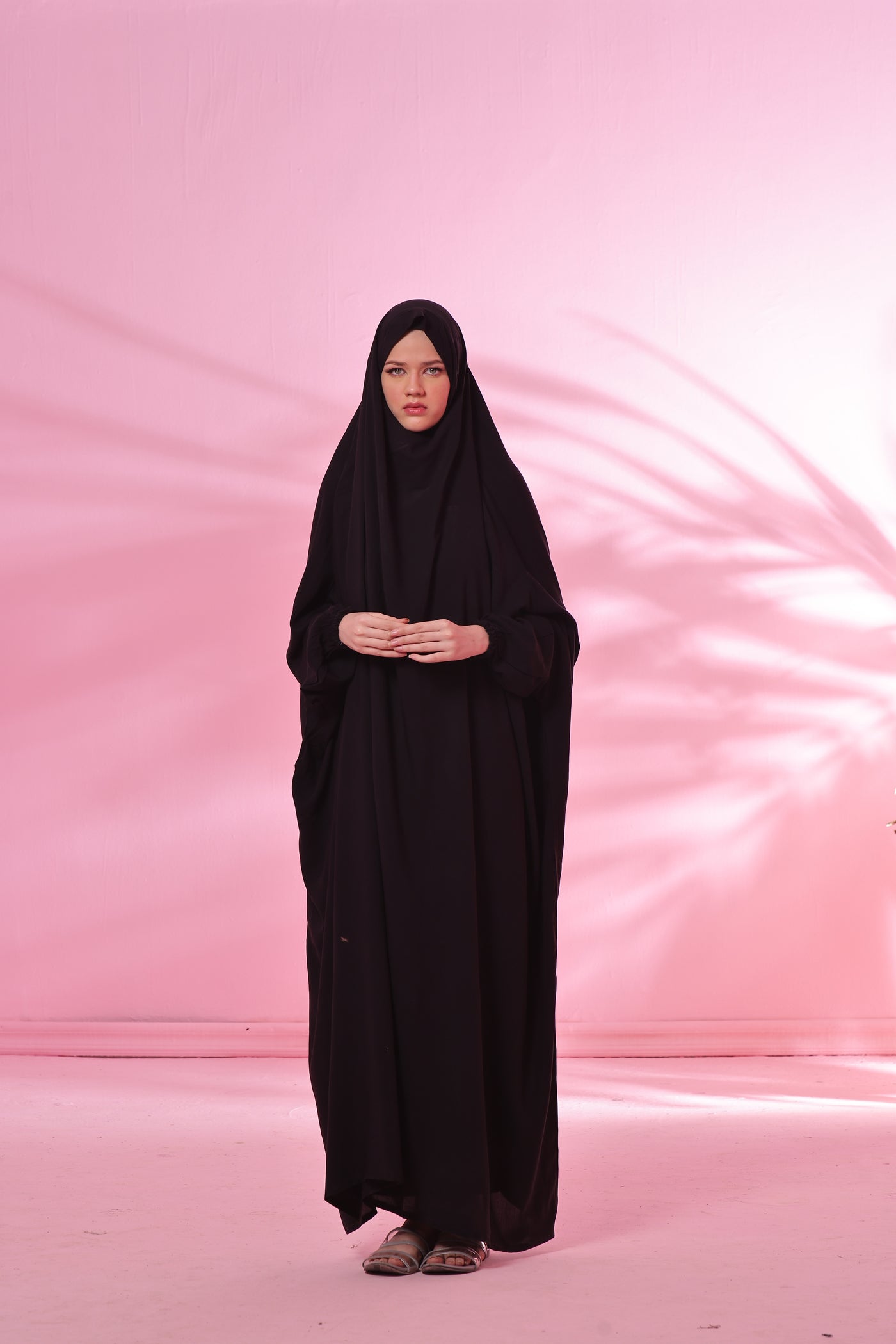 Namaz Ease Gown - Onyx Black