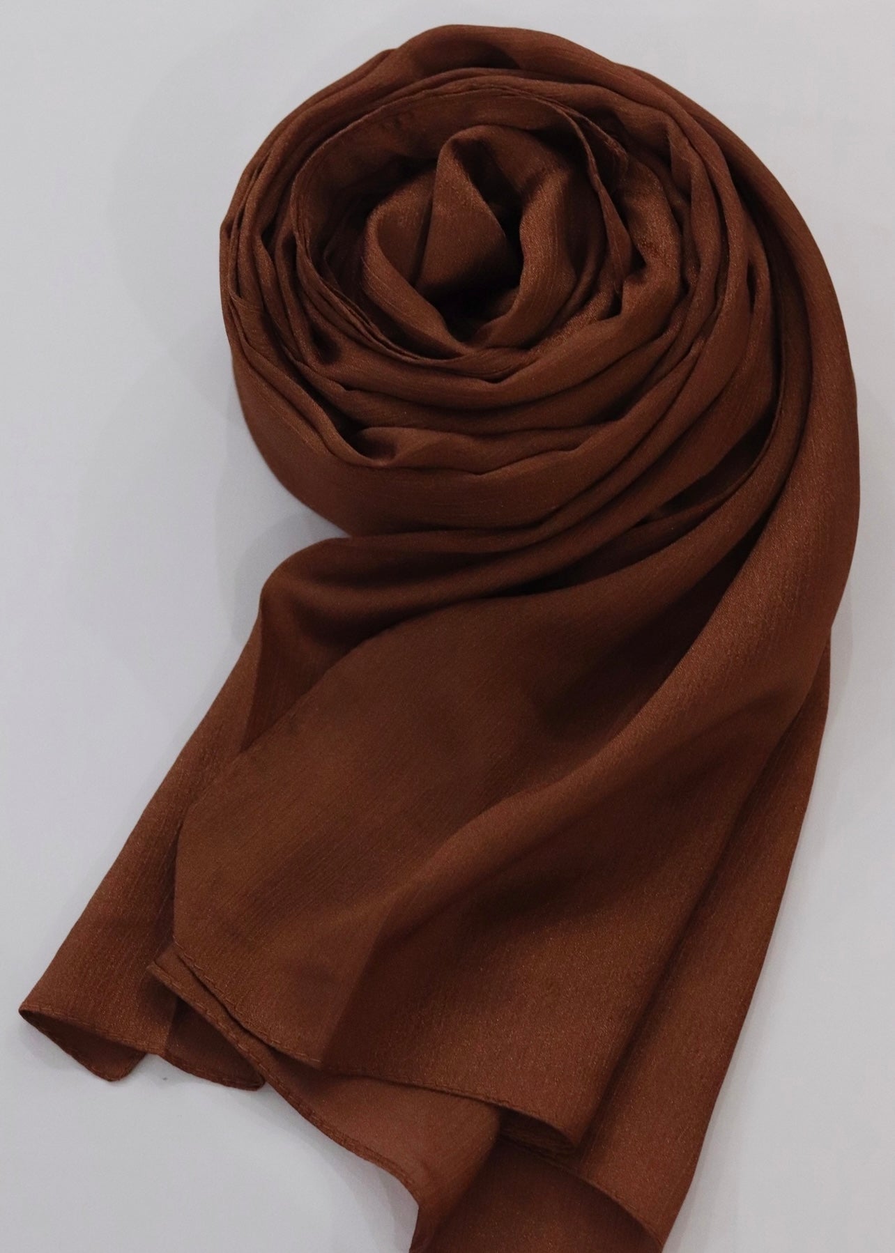 Metallic Chiffon Silk - Mocha